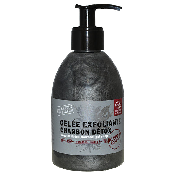 Gelée Exfoliante au Charbon Détox Visage & Corps- Aleppo Soap Tadé - 300ml