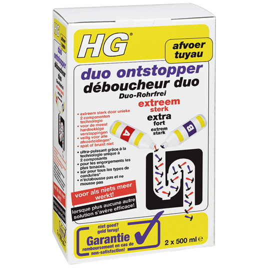 Déboucheur duo - HG - 2x500ml