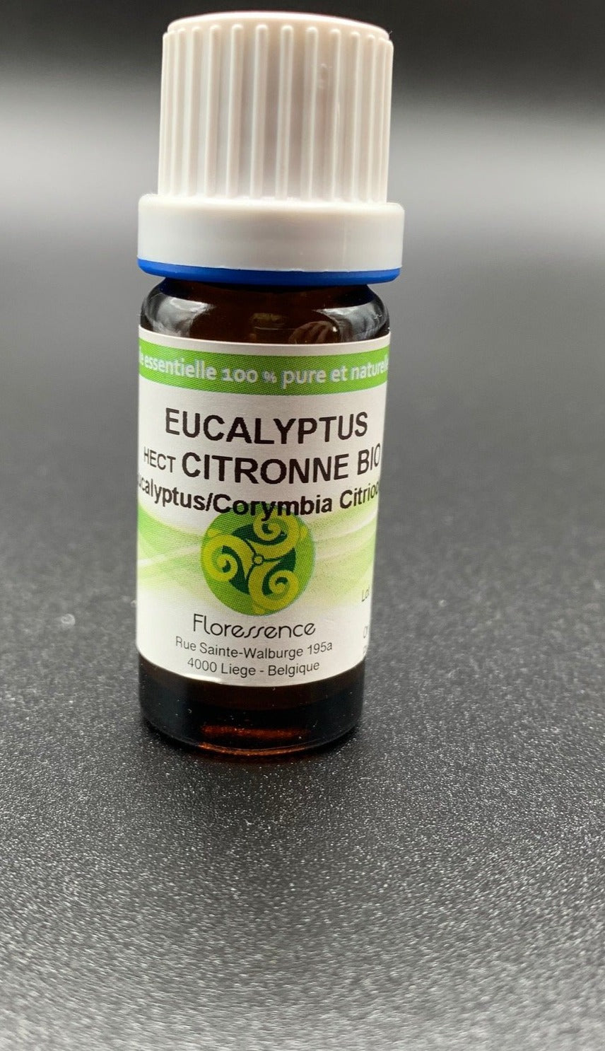 Huile Essentielle d'Eucalyptus Citronné Bio Floressence - 10ml