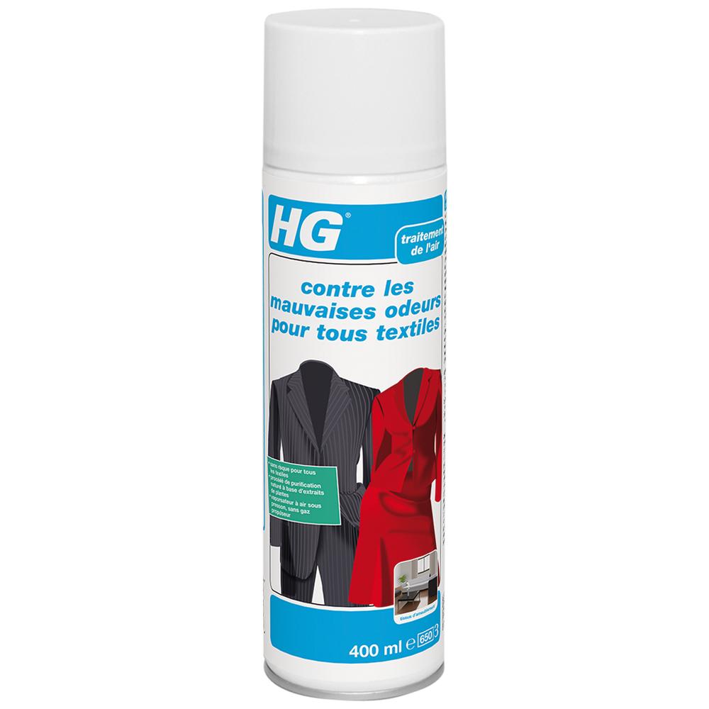 Contre les mauvaises odeurs pour tous textiles - HG - 400ml