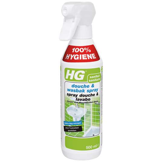 Spray Nettoyant Quotidien pour douche & lavabo - HG - 500ml