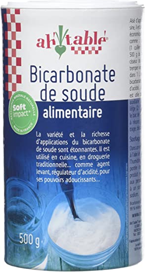 Bicarbonate de soude alimentaire 500Gr - Ah Table