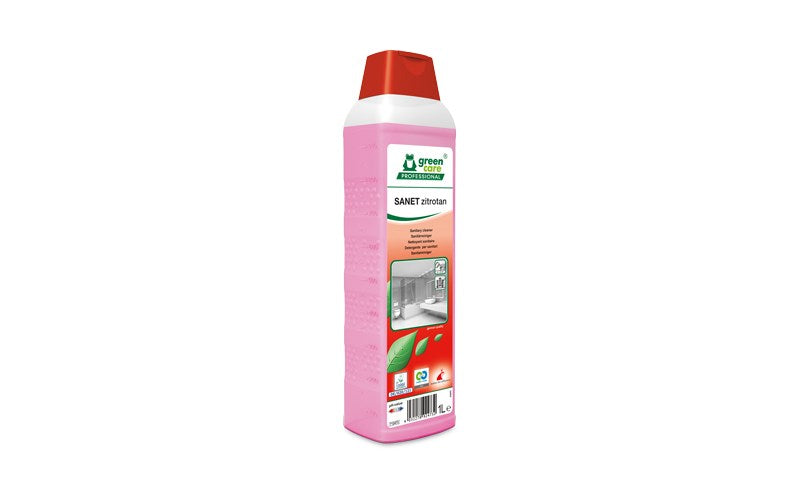 Nettoyant Sanitaire Professionnel & écologique Parfum Citron Sanet Zitrotan - Tana Green Care - 1L